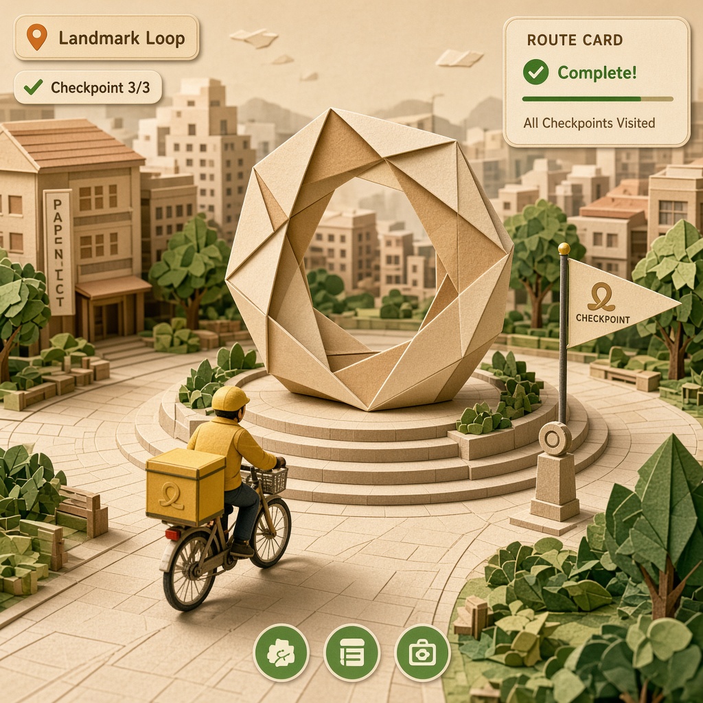 Checkpoint Run finishing at Landmark Loop in Paper District